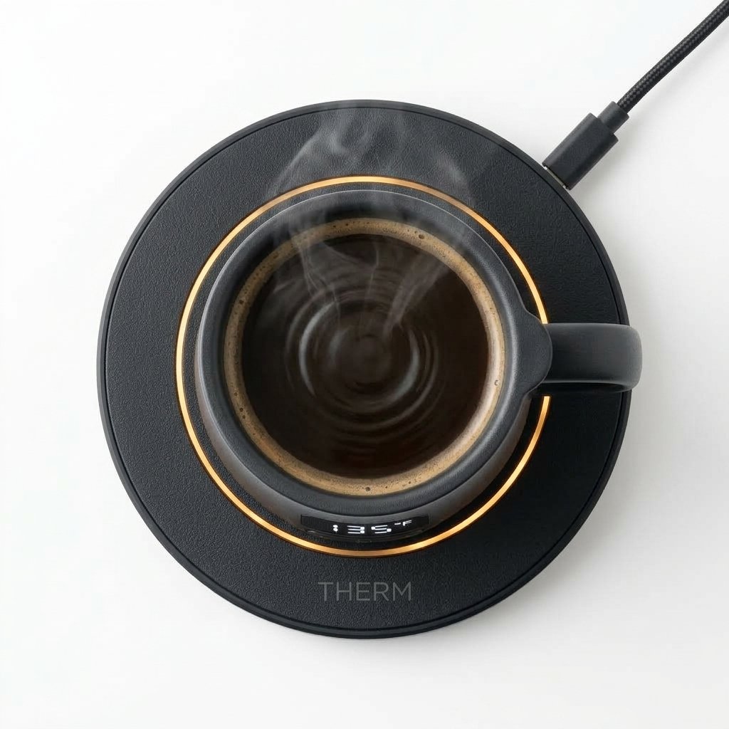 coffee mug on heating coaster 202609042011 coffee mug on heating coaster 202609042011