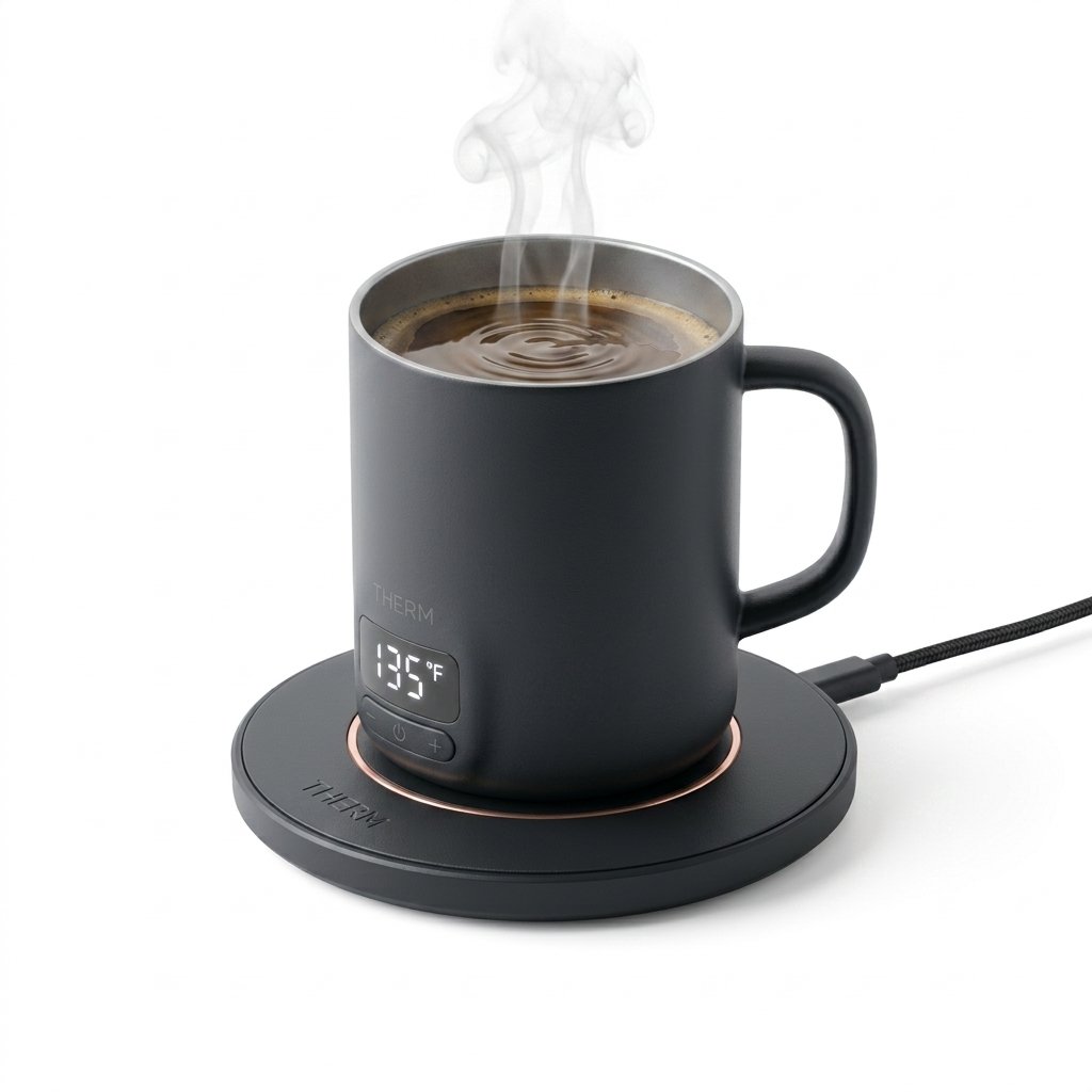 smart coffee mug on coaster 202609051259 smart coffee mug on coaster 202609051259
